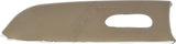 APDTY 120051 Replacement Armrest Arm Rest Door Pull; Tan Cloth; Rear Left