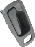 APDTY 120168 Interior Door Handle Front Left With Lock Hole Gray Graphite
