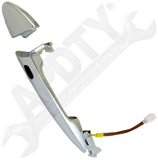 APDTY 120277 Exterior Door Handle Rear Left RFID Chrome