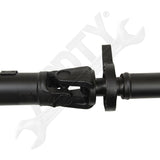 APDTY 120557 2 Piece Rear Drive Shaft Assembly with Center Support Bearing