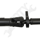 APDTY 120557 2 Piece Rear Drive Shaft Assembly with Center Support Bearing