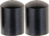 APDTY 13363 Rubber Vacuum Line Bypass Cap Set Of 2 (5/8 Inch ID Inside Diameter)