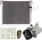 APDTY 133665 A/C Compressor & Condenser Kit