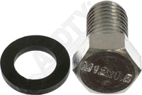 APDTY 133801 Engine Oil Drain Plug w/ Crush Gasket