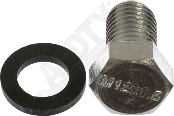 APDTY 133801 Engine Oil Drain Plug w/ Crush Gasket