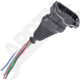 APDTY 133817 MAF Wiring Harness Pigtail Connector