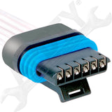 APDTY 133899 6-Way Female Multi-Purpose Pigtail Wiring Connector