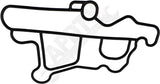 APDTY 133924 6.0L Diesel Engine Oil Cooler Gasket Kit (Includes Filter)