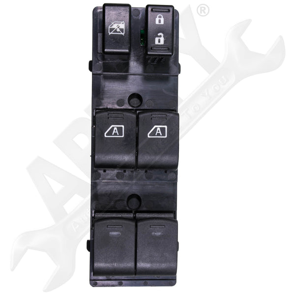 APDTY 133982 Power Door Window & Lock Switch Front Left Models w/ 2 AUTO Buttons