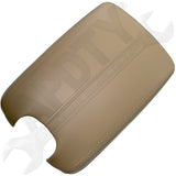 APDTY 134095 Center Console Armrest Lid Fits 2008-2012 Accord Beige Faux Leather