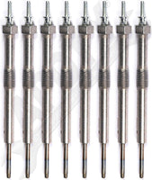 APDTY 134097 Diesel  Glow Plug Pack Of 8 (w/ 6.6L Diesel Engine)