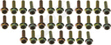 APDTY 134156 Engine Oil Pan Bolt Set, 32, Select 5.9L or 6.7L Diesel M8x1.25x.25