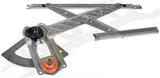 APDTY 134312 Manual Hand Crank Window Regulator (Front Left)