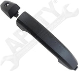APDTY 134486 Exterior Door Handle Front Left Textured Black