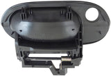 APDTY 134490 Exterior Door Handle Front Left Smooth Black