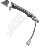 APDTY 134505 Exterior Door Handle Front Right Chrome
