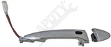 APDTY 134506 Exterior Door Handle Rear Left Chrome