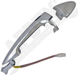 APDTY 134507 Exterior Door Handle Front Left Smooth Black