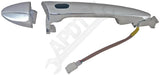 APDTY 134507 Exterior Door Handle Front Left Smooth Black