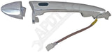 APDTY 134507 Exterior Door Handle Front Left Smooth Black