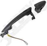 APDTY 134508 Exterior Door Handle Front Right Smooth Black