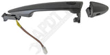 APDTY 134508 Exterior Door Handle Front Right Smooth Black