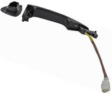 APDTY 134509 Exterior Door Handle Front Left Chrome Black