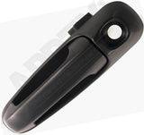 APDTY 134517 Exterior Door Handle Front Left Smooth Black