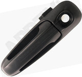 APDTY 134517 Exterior Door Handle Front Left Smooth Black