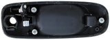 APDTY 134530 Exterior Door Handle Front Left Chrome Lever Black Housing