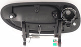 APDTY 134540 Exterior Door Handle Front Left Smooth Black
