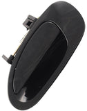 APDTY 134542 Exterior Door Handle Rear Left Smooth Black