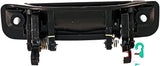 APDTY 134548 Exterior Door Handle Front Left Smooth Black