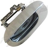 APDTY 134560 Exterior Door Handle Rear Left All Chrome