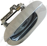 APDTY 134560 Exterior Door Handle Rear Left All Chrome