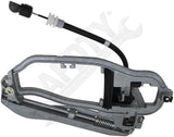 APDTY 134563 Exterior Door Handle Rear Left Carrier With Silver Cable