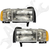 APDTY 135124 Headlight Assembly Kit
