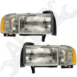 APDTY 135124 Headlight Assembly Kit