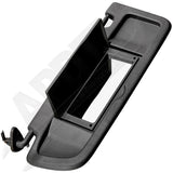APDTY 135264 Sun Visor Assembly w/ Mount Bracket & Mirror Atlas Gray Driver-Side