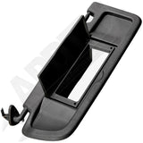 APDTY 135264 Sun Visor Assembly w/ Mount Bracket & Mirror Atlas Gray Driver-Side