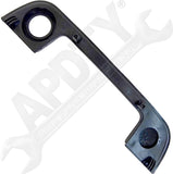 APDTY 135331 Exterior Door Handle Front Left Texture Black Replaces 51218122441