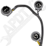 APDTY 135377 Rear Driver's Side Tail, Turn, Brake, And Backup Light Harness With
