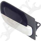 APDTY 135653 Interior Door Handle Rear Right Chrome Lever