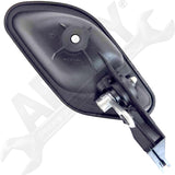 APDTY 135655 Interior Door Handle Front And Rear Right Chrome Lever Black Housin