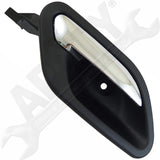 APDTY 135655 Interior Door Handle Front And Rear Right Chrome Lever Black Housin