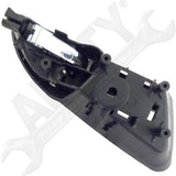 APDTY 135662 Interior Door Handle Rear Left Kit Chrome Lever Black Housing
