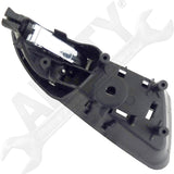 APDTY 135662 Interior Door Handle Rear Left Kit Chrome Lever Black Housing