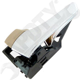 APDTY 135674 Interior Door Handle Front Or Rear Left Chrome Lever Brown Knob