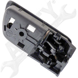 APDTY 135678 Interior Door Handle Front And Rear Left Black