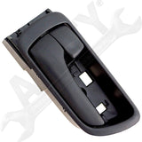 APDTY 135678 Interior Door Handle Front And Rear Left Black